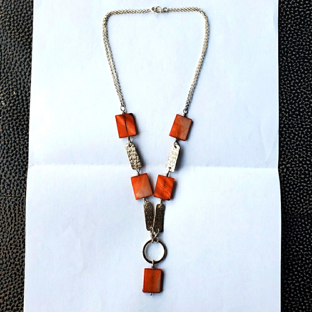 925 silver mother of pearl necklace